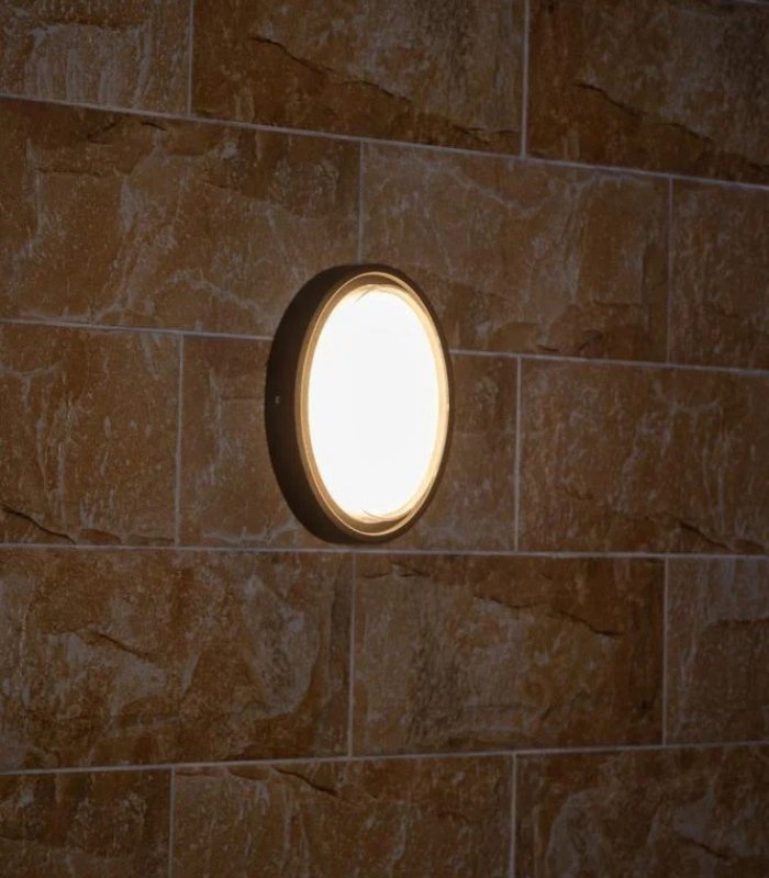 luminaria_superficie_led_exterior_12w_3000k_ip65_880lm_redonda_gris_oscuro_2 Luminaria de superficie LED exterior 12W 3000K IP65 880lm redonda gris oscuro - Imagen 1