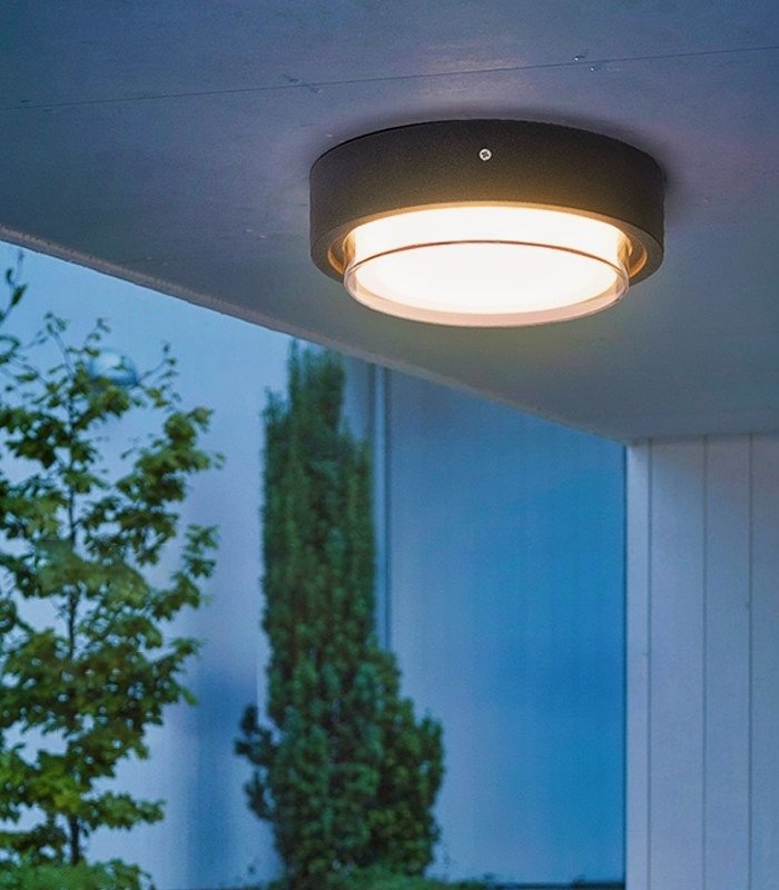 luminaria_superficie_led_exterior_12w_3000k_ip65_900lm_redonda_gris_oscuro_1 Luminaria de superficie LED exterior 12W 3000K IP65 900lm redonda gris oscuro - Imagen 1