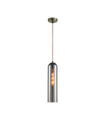 Lámpara colgante decorativa negra E27 IP20 diseño moderno Ø130x350mm - Imagen 2