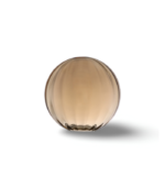 Aplique de pared cristal ámbar y negro E27 IP20 diseño moderno Ø150 - Imagen 4