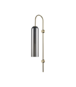 Aplique de pared moderno bronce E27 IP20 diseño tubular 770mm - Imagen 2
