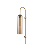 Aplique de pared moderno dorado E27 IP20 diseño tubular 770mm - Imagen 4