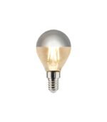 Bombilla LED E14 filamento gris regulable 4.5W 2700K 400lm CRI90