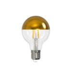 Bombilla LED E27 filamento dorada regulable 9W 2700K 900lm formato grande CRI90