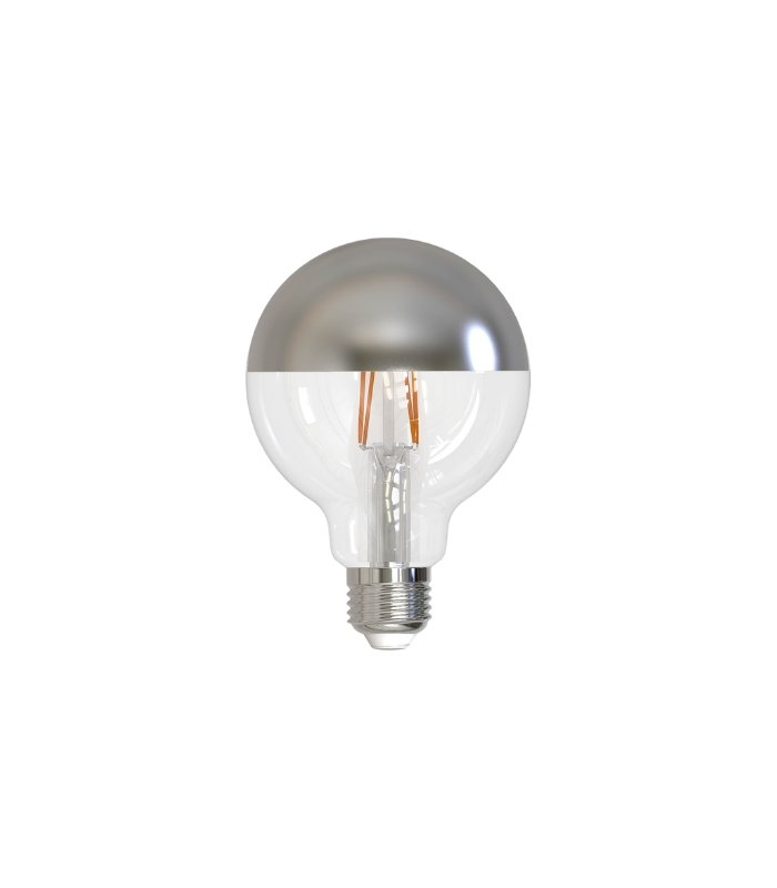 Bombilla LED E27 filamento gris regulable 9W 2700K 900lm formato XL CRI90 - Imagen 2