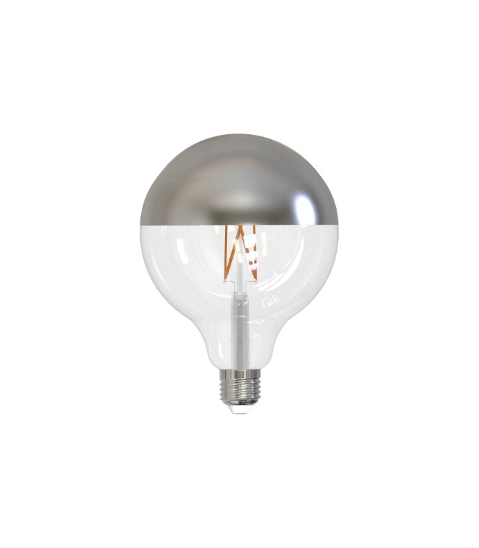 Bombilla LED E27 filamento gris regulable 9W 2700K 900lm formato XXL CRI90 - Imagen 2