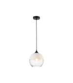Lámpara colgante decorativa blanca E27 IP20 diseño moderno Ø200x225mm - Imagen 3