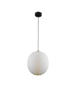 Lámpara colgante decorativa dorada E27 IP20 diseño moderno Ø240x270mm - Imagen 3