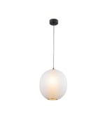 Lámpara colgante decorativa dorada E27 IP20 diseño moderno Ø240x270mm - Imagen 4